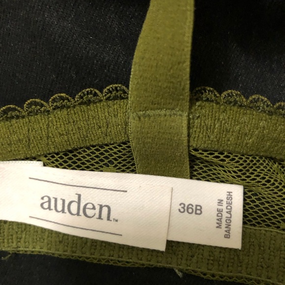 Auden Bra Olive Green Unpadded Underwire - Picture 5 of 5